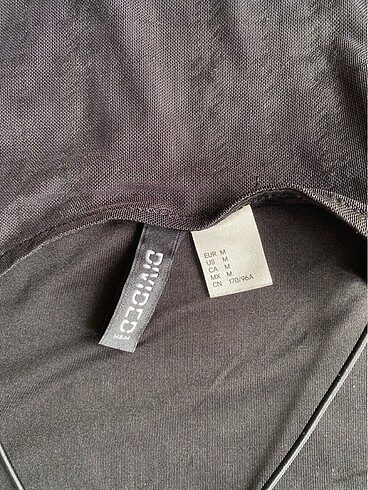 m Beden siyah Renk Siyah mini elbise H&M