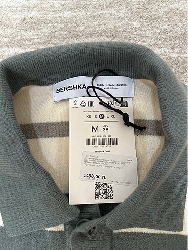 m Beden Bershka Erkek Kazak M