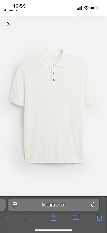 Zara Polo Yaka Erkek M