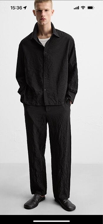 Zara Zara Dökümlü Erkek Pantalon 44(34)