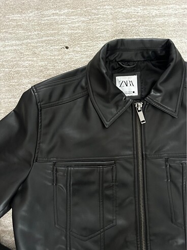 xl Beden Zara Erkek Deri Ceket Premium XL
