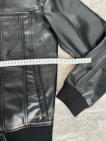 xl Beden siyah Renk Zara Erkek Deri Ceket Premium XL
