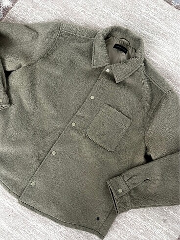 Pull and Bear Pull and Bear Erkek Ceket Yeşil L