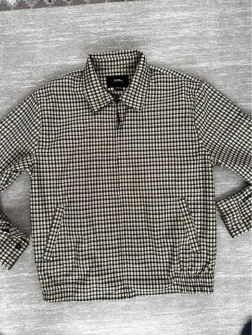 Pull and Bear erkek Kareli Ceket