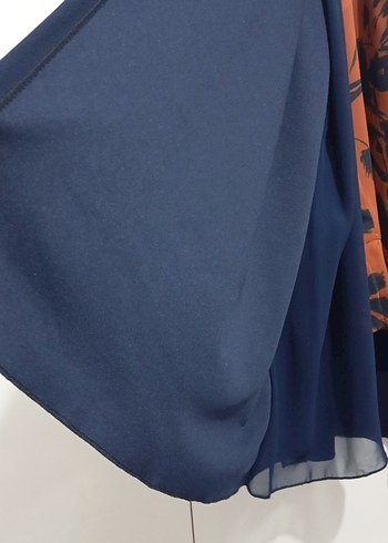 Desenli Kahverengi Kadın Bluz - Görsel 6