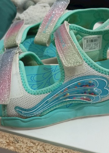 Kızlar için Renkli Bohem Tarzı Tokalı Terlik - Görsel 3