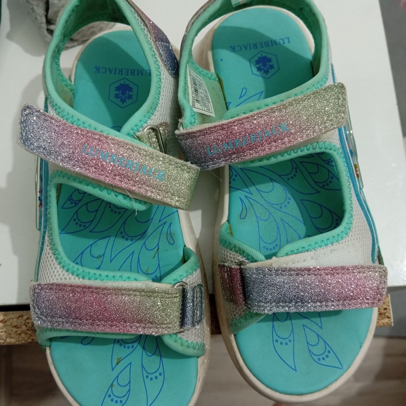 Kızlar için Renkli Bohem Tarzı Tokalı Terlik - Görsel 2