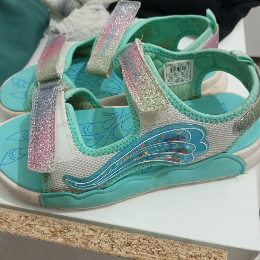 Kızlar için Renkli Bohem Tarzı Tokalı Terlik - Görsel 5