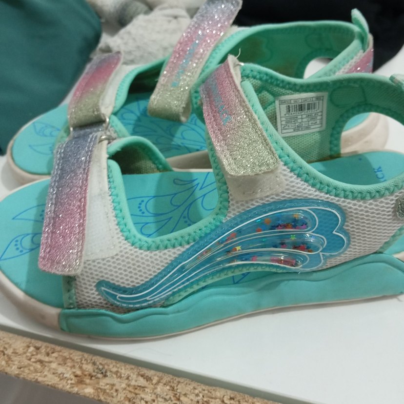 Kızlar için Renkli Bohem Tarzı Tokalı Terlik - Görsel 3