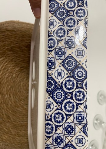 Acar Porselen gold yaldızlı dikdörtgen tepsi - Görsel 4