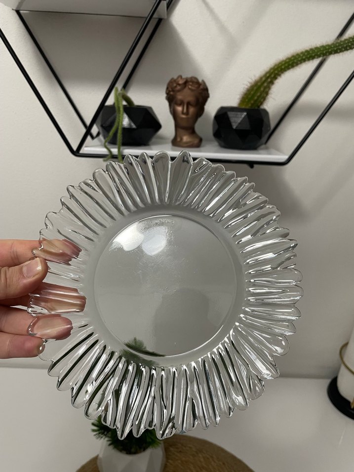 6'lı cam pasta&tatlı tabağı - Görsel 2