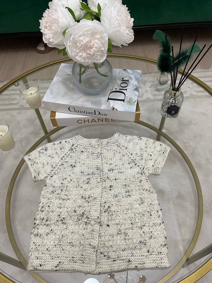 1,5- 2 yaş el örgüsü  çocuk yeleği - Görsel 3