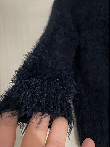 Trendyol & Milla Boğazlı peluş triko kazak