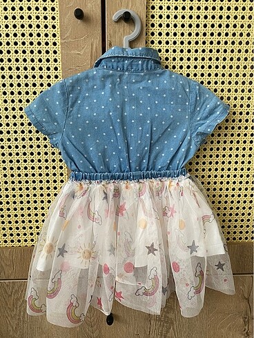 LC Waikiki Kız Bebek Jean Elbise