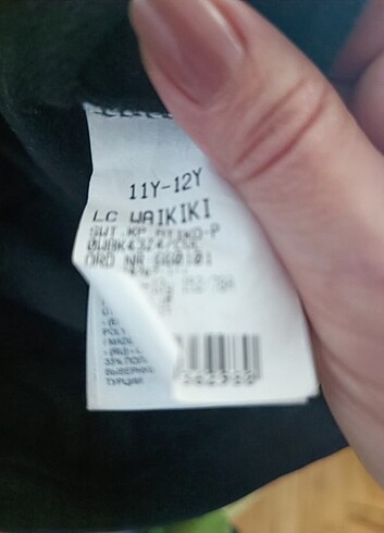 11-12 Yaş Beden siyah Renk LCW sweatshirt