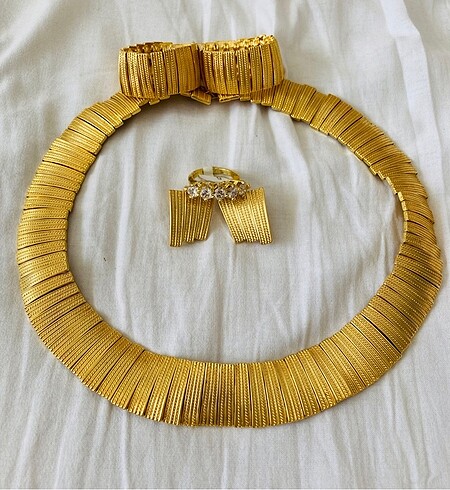 Gold takı seti
