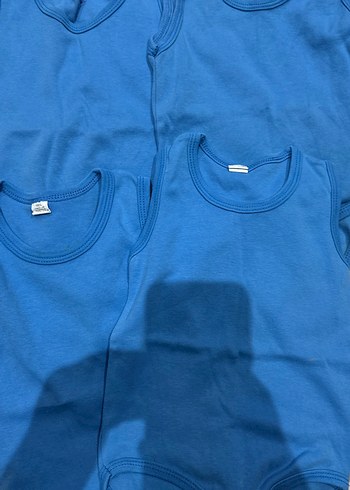 Mavi Kolsuz Bebek Çıtçıtlı Body