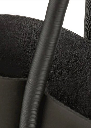 Siyah Deri Kadın Omuz Çantası - Görsel 4