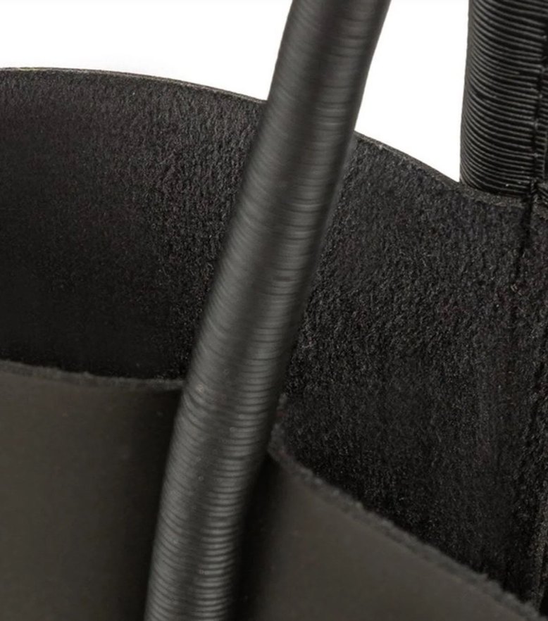 Siyah Deri Kadın Omuz Çantası - Görsel 4