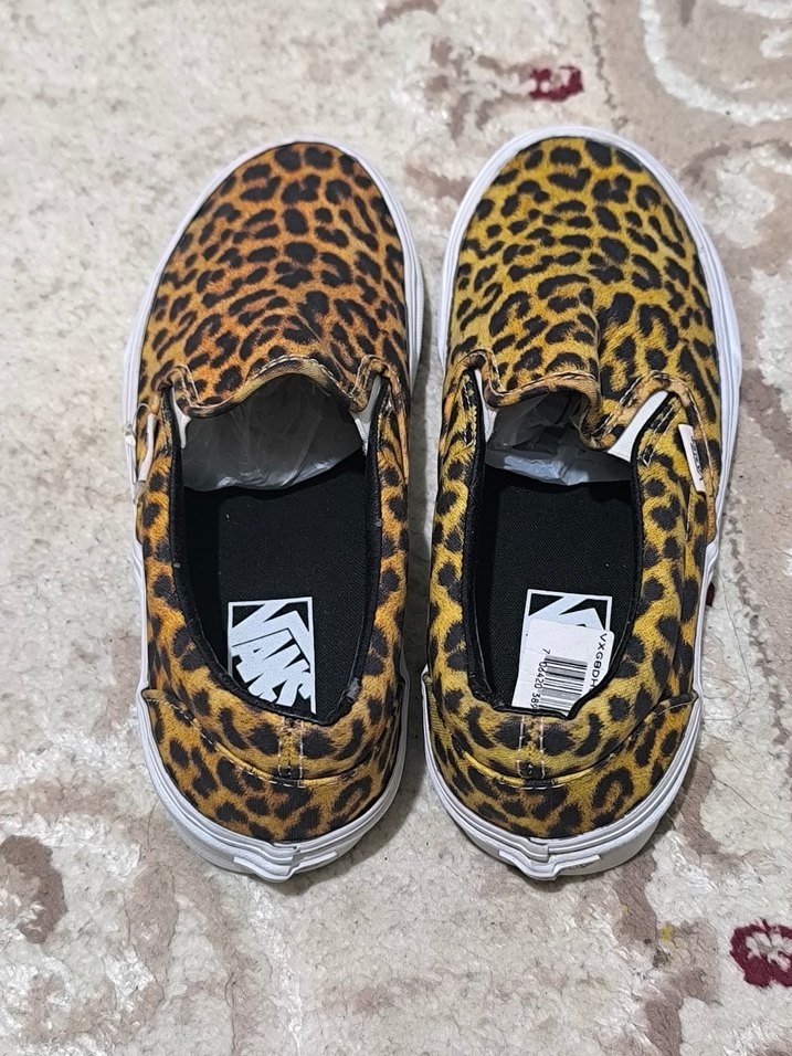 SIFIR LEOPAR DESENLİ VANS AYAKKABI - Görsel 5