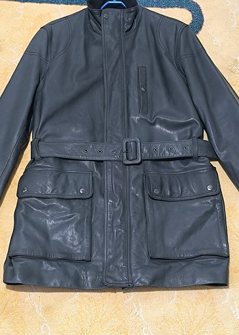 SIFIR CHEVİNGON ERKEK DERİ MONT - Görsel 7