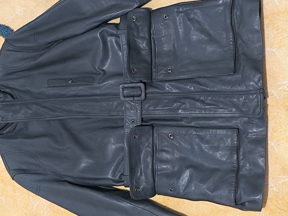 SIFIR CHEVİNGON ERKEK DERİ MONT - Görsel 4