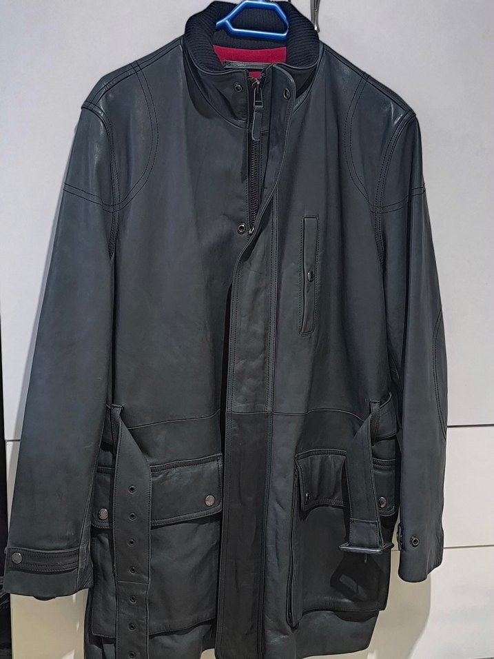 SIFIR CHEVİNGON ERKEK DERİ MONT - Görsel 5