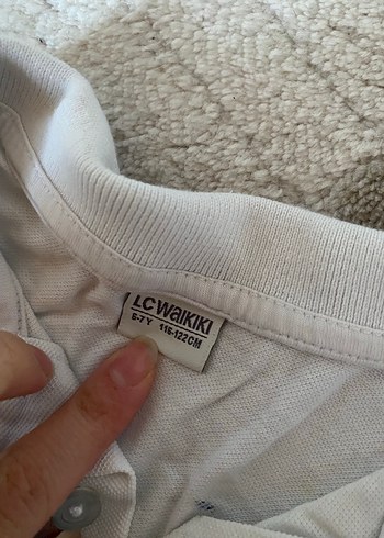 Erkek Çocuk Beyaz Uzun Kollu Polo Tişört - Görsel 2