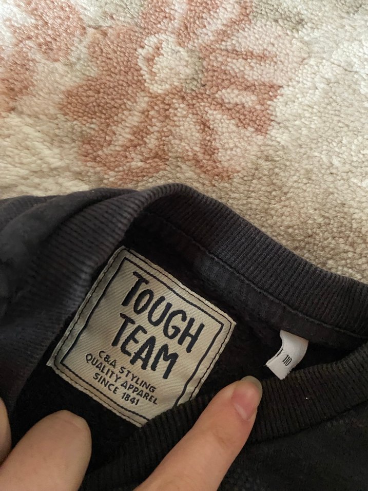 Erkek Çocuk Siyah Çizgili Sweatshirt - Görsel 2