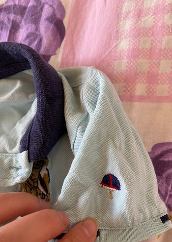 U.S Polo Assn. Erkek Çocuk mavi Polo Yaka Tişört