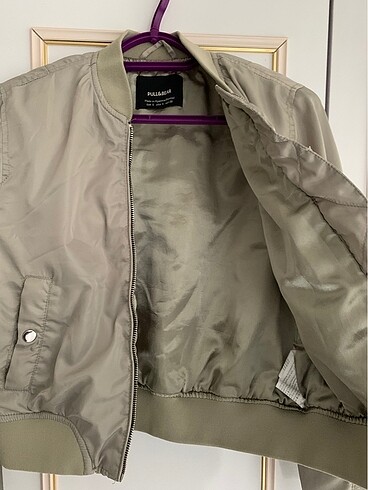 s Beden yeşil Renk P&B Bomber Ceket