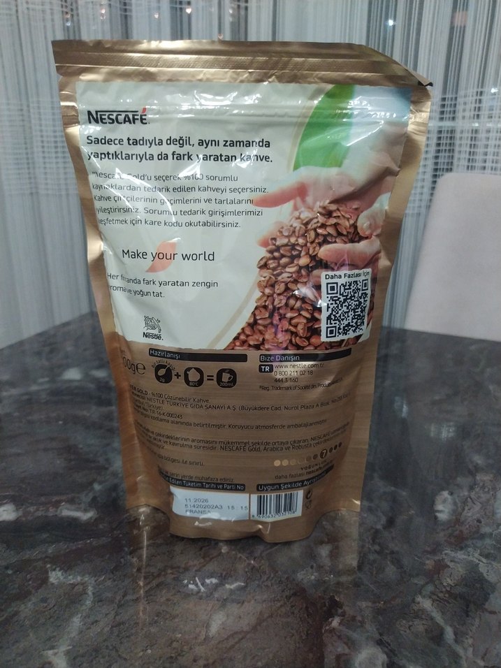 Nescafe Gold Çekirdek Kahve Tozu 200g - Görsel 2