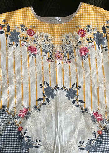 Zara Nakisli Tisort M beden - Görsel 2