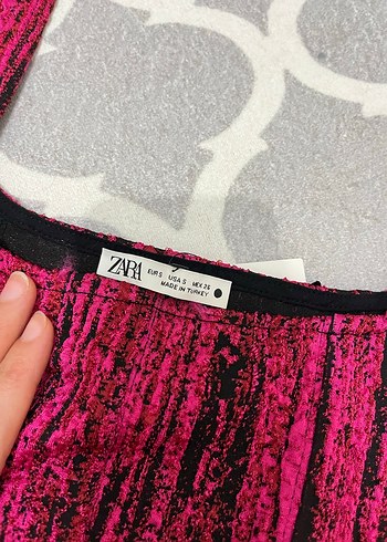 Kadın Pembe Mini Büstiyer Fermuarlı - Görsel 2