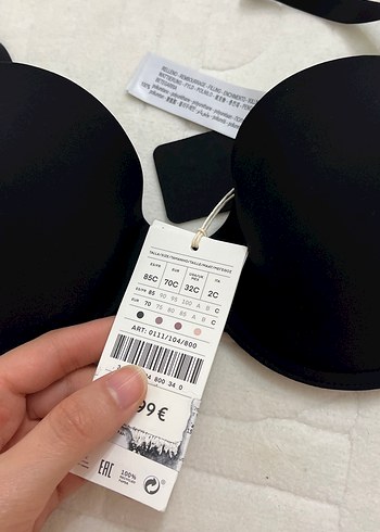 OYSHO Siyah Minimalist Sütyen - Görsel 2