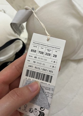 Beyaz Minimalist Modern Sütyen OYSHO - Görsel 3