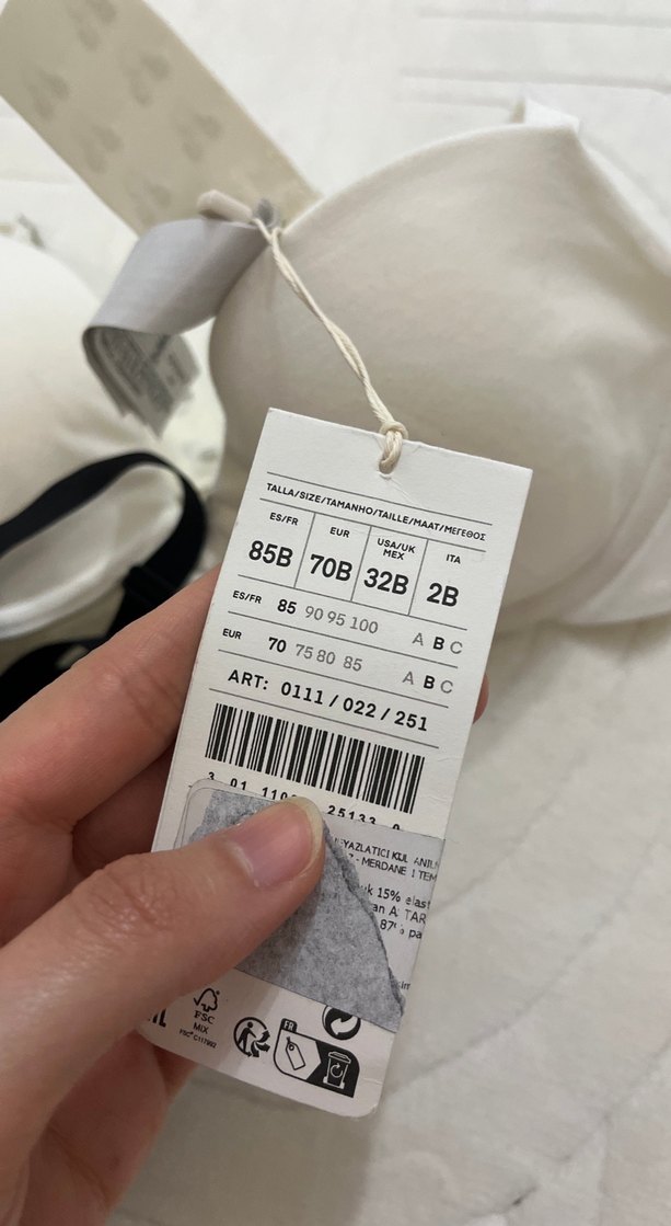 Beyaz Minimalist Modern Sütyen OYSHO - Görsel 3