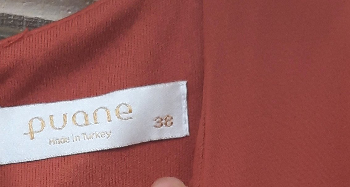 kremit renkli Uzun Piliseli Bohem Elbise - Görsel 4