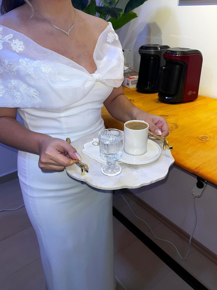 abiyefon beyaz söz elbisesi - Görsel 4