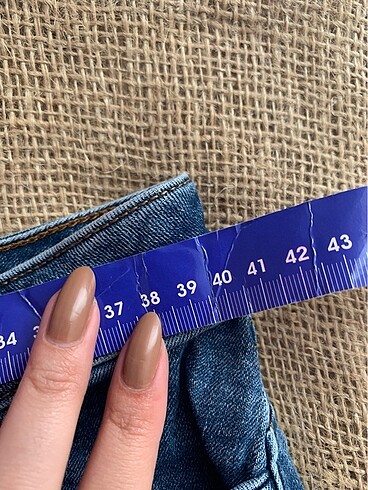 30 Beden mavi Renk yırtık jean