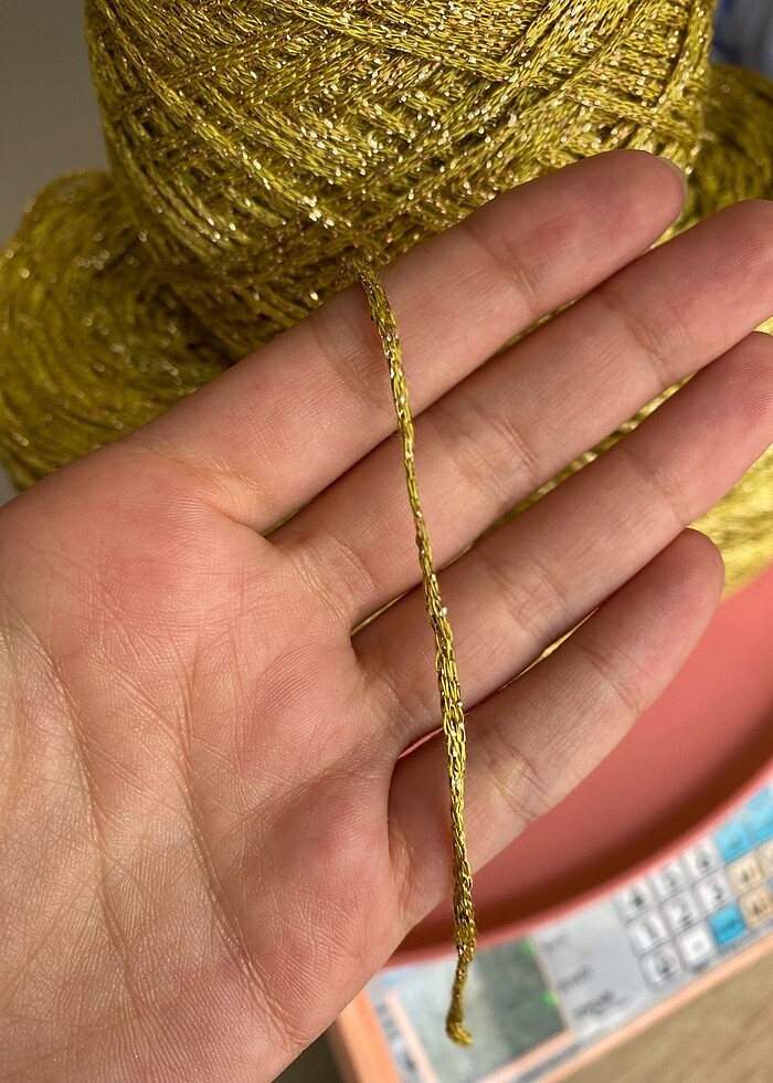 yağ yeşili simli lase ip - Görsel 3