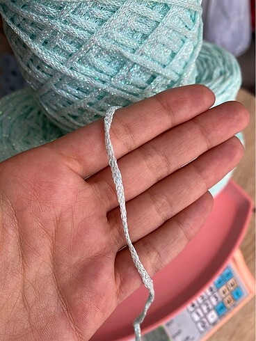 turkuaz simli lase ip - Görsel 3