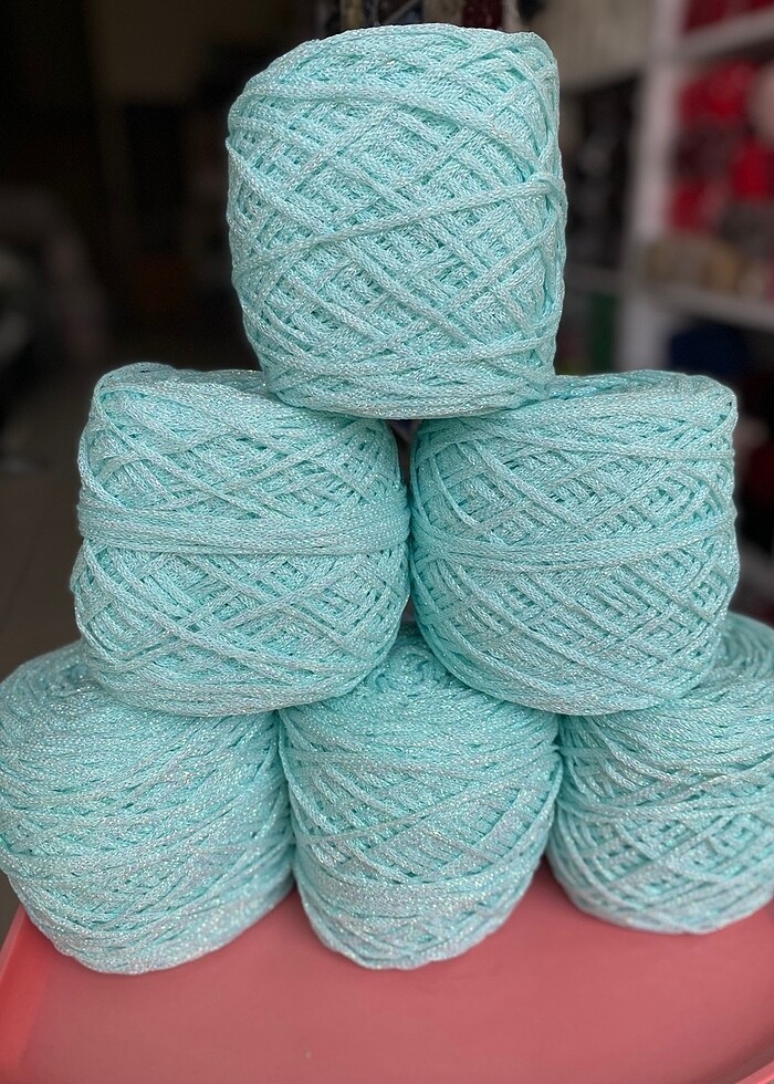 turkuaz simli lase ip - Görsel 2