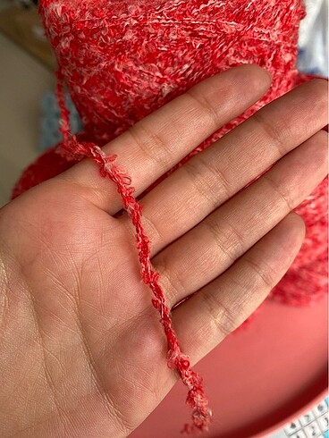 kırmızı buklet ip - Görsel 3