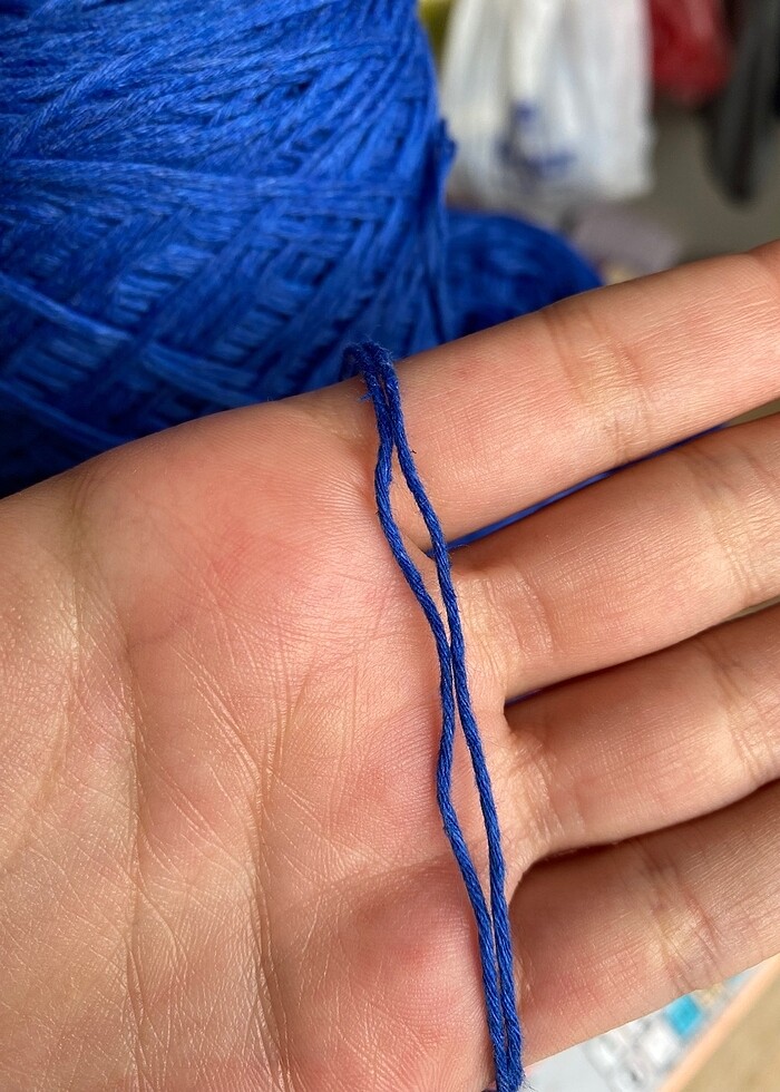 mavi koton ip - Görsel 3