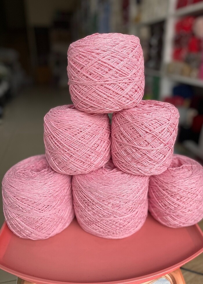 pembe koton ip - Görsel 2