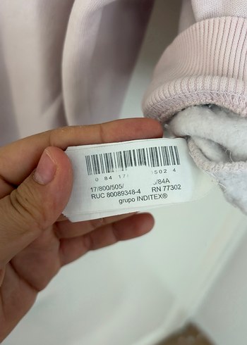 Pembe Kadın Oversize Sweatshirt - Görsel 6