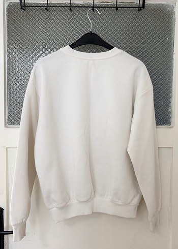 Mavi marka beyaz sweatshirt - Görsel 5