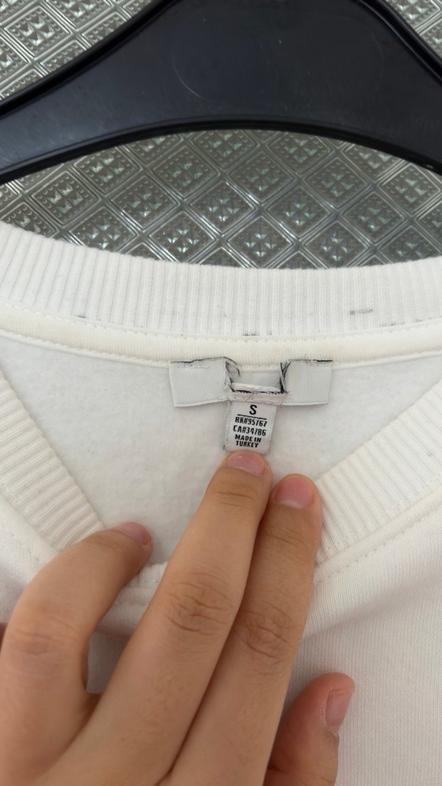 Mavi marka beyaz sweatshirt - Görsel 2