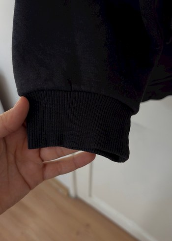 Justın bieber baskılı gri sweatshirt - Görsel 4